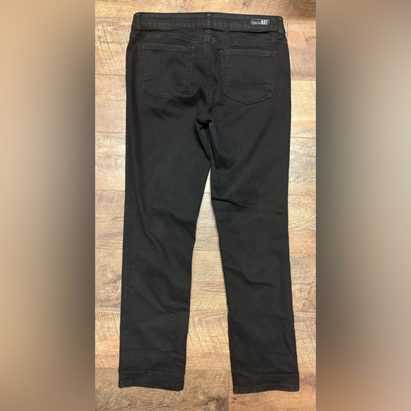 *SOLD* Kut From The Kloth Catherine Mid-Rise Boyfriend Black Jeans Size 8 - Picture 5 of 6